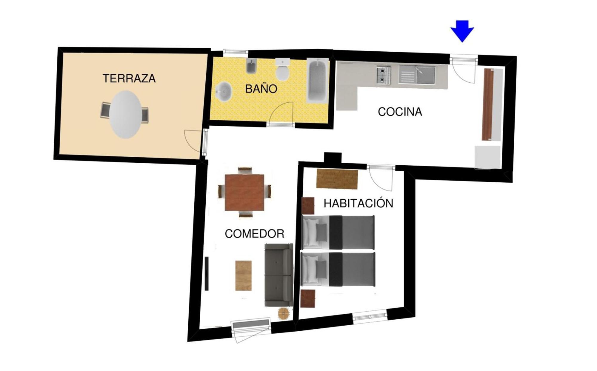 LA MUNTANYA - Apartamentos Rural Guadalest Benimantell Pokoj fotografie
